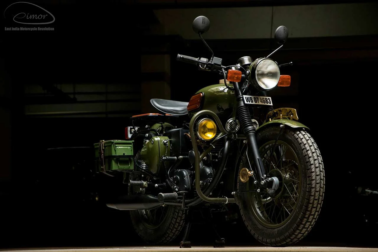 Johnnie by Eimor Customs based on a 2007 Royal Enfield Electra