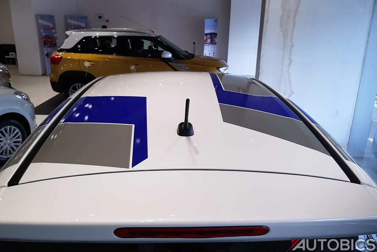 Maruti Swift Limited Edition Roof Graphics