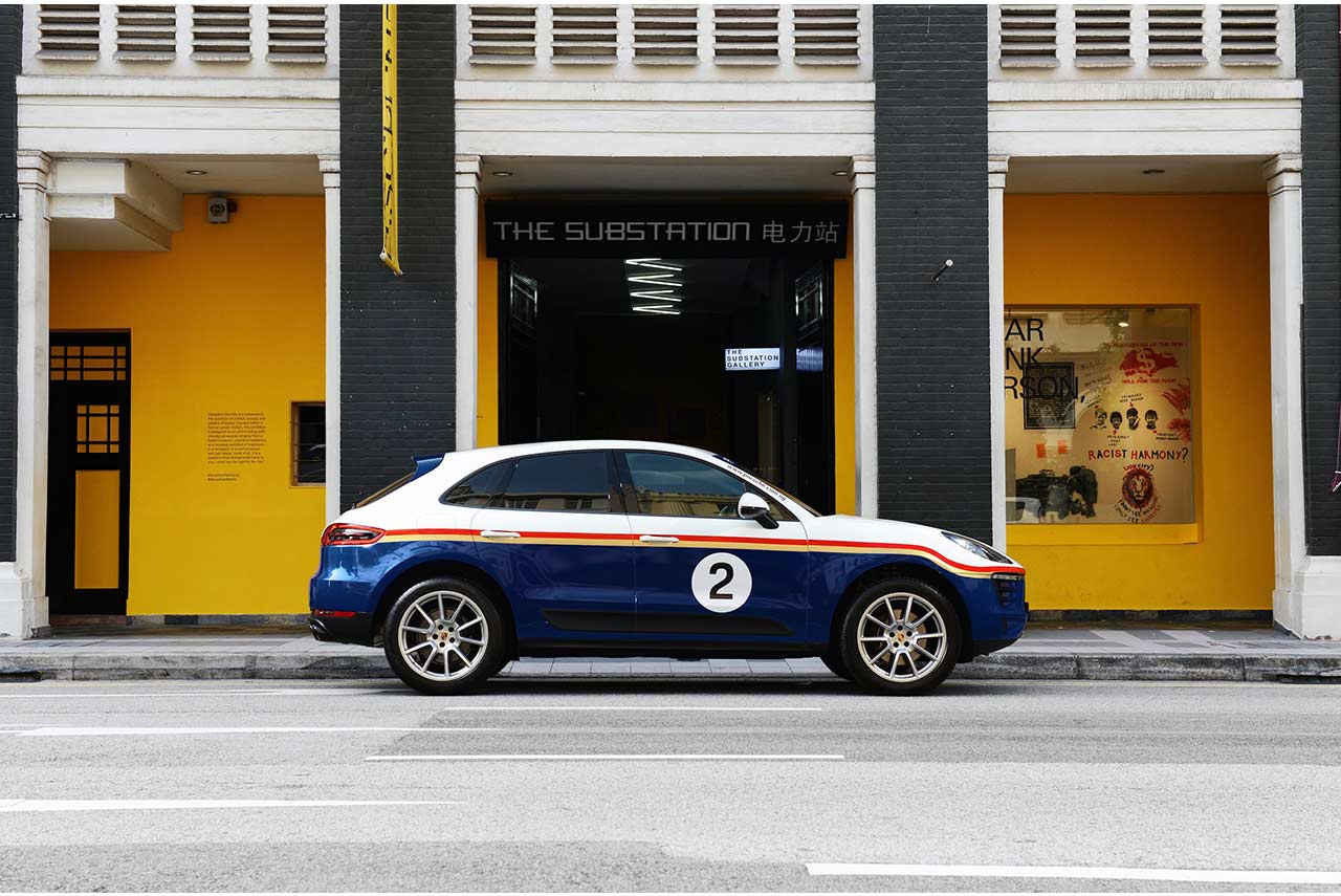 Porsche Macan Rothmans Design Armenian Street Singapore 2017