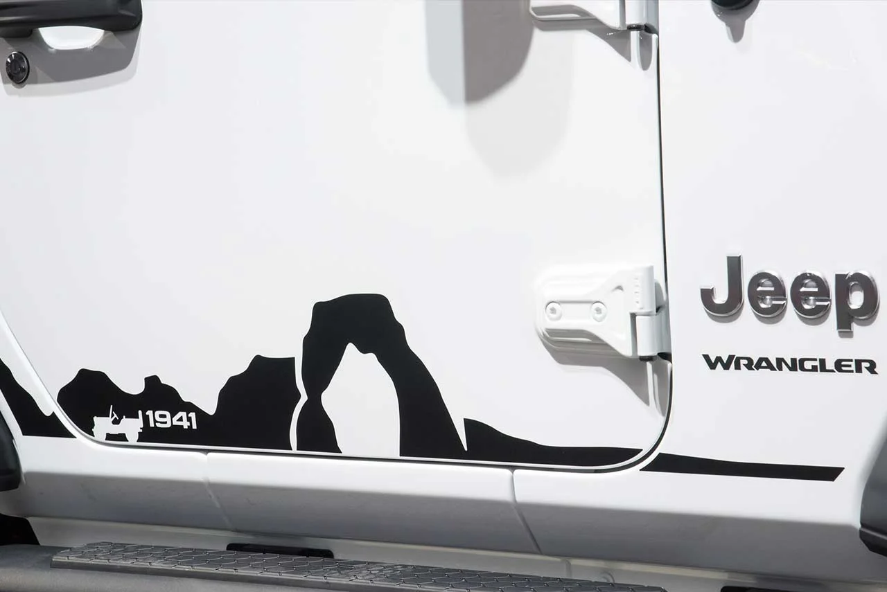 2018 Jeep Wrangler Mopar Tube Doors Mojito Green