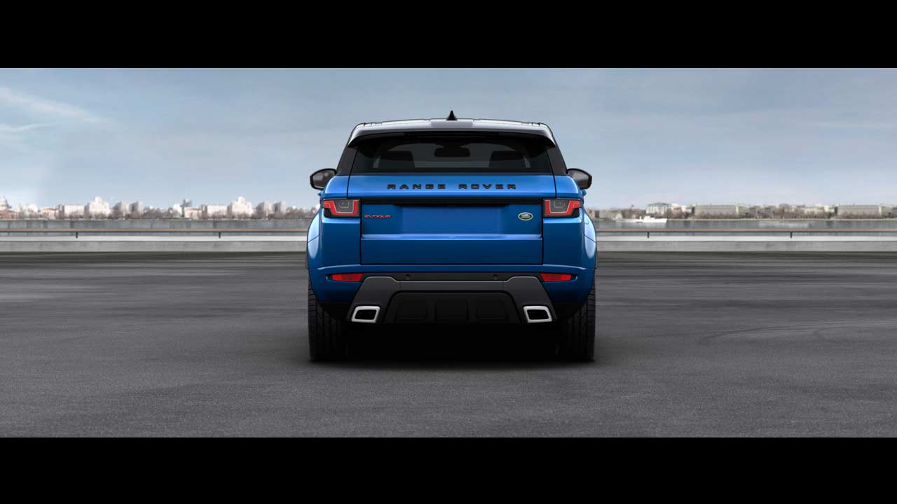 2018 Range Rover Landmark Edition Moraine Blue Premium Metallic Rear