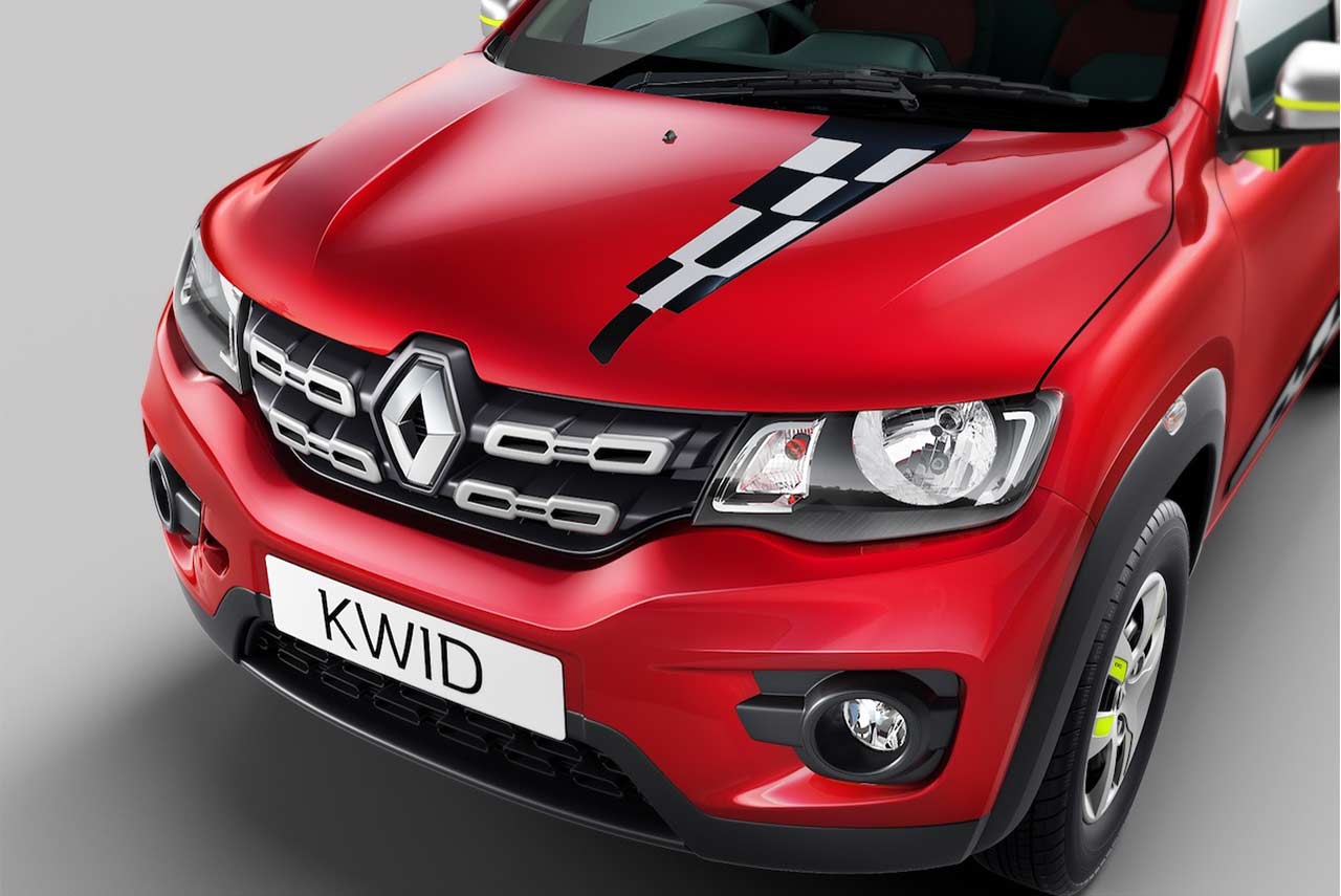 Renault Kwid Reloaded Special Edition Silver Steel Grille Inserts 2018
