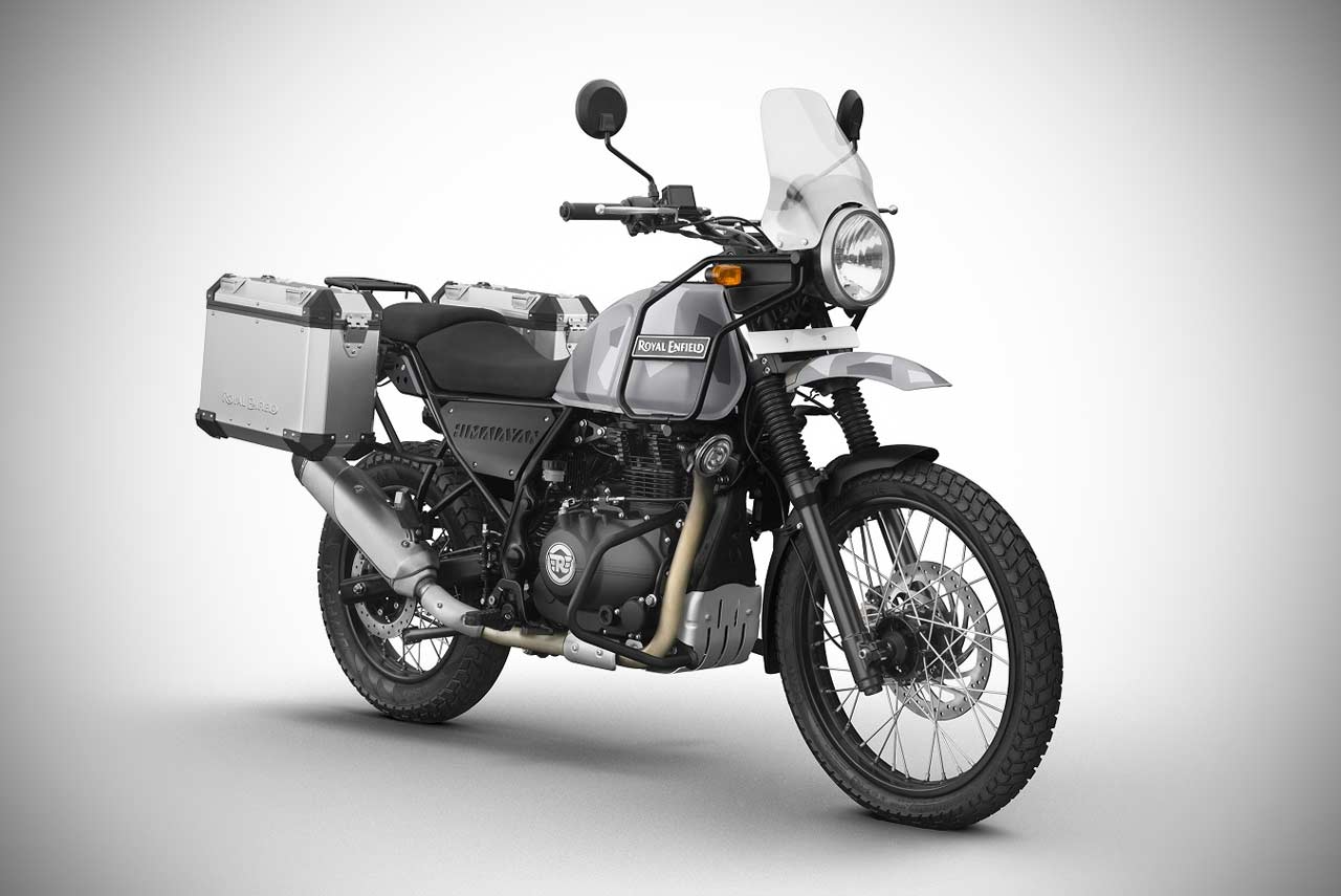 Royal Enfield Himalayan Sleet 2018 Front Quarter Studio