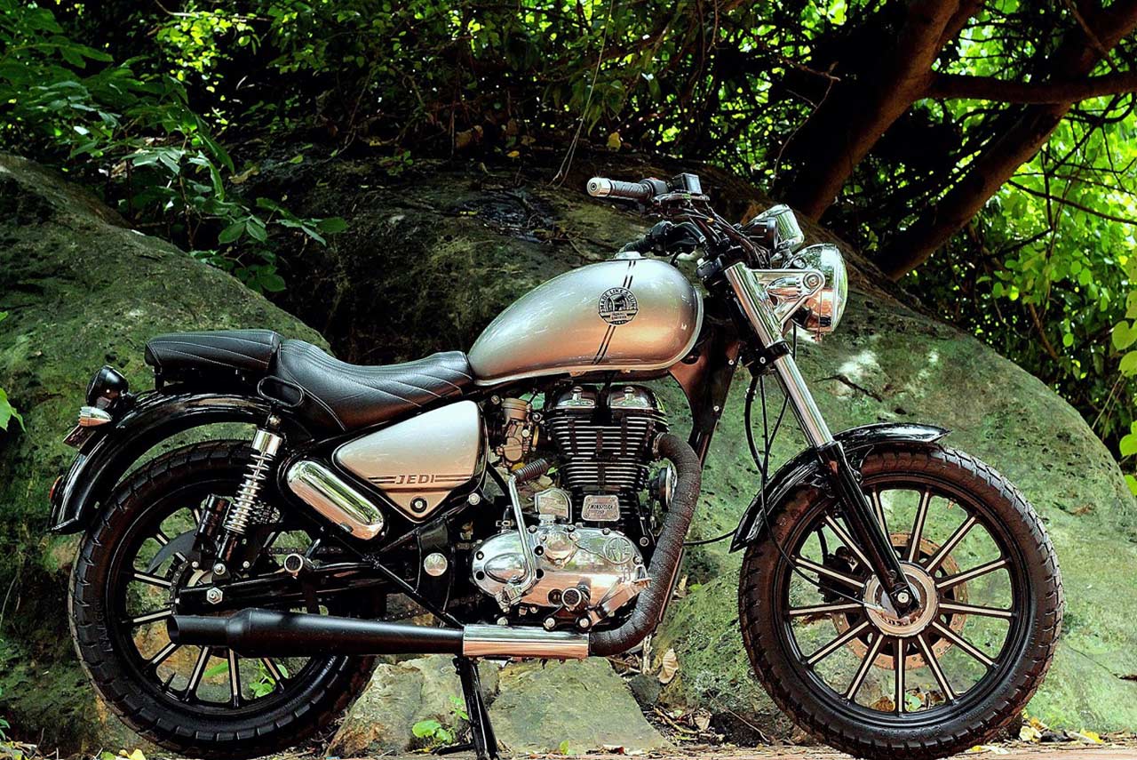 Royal Enfield Thunderbird 350 Modified JEDI Customs Side