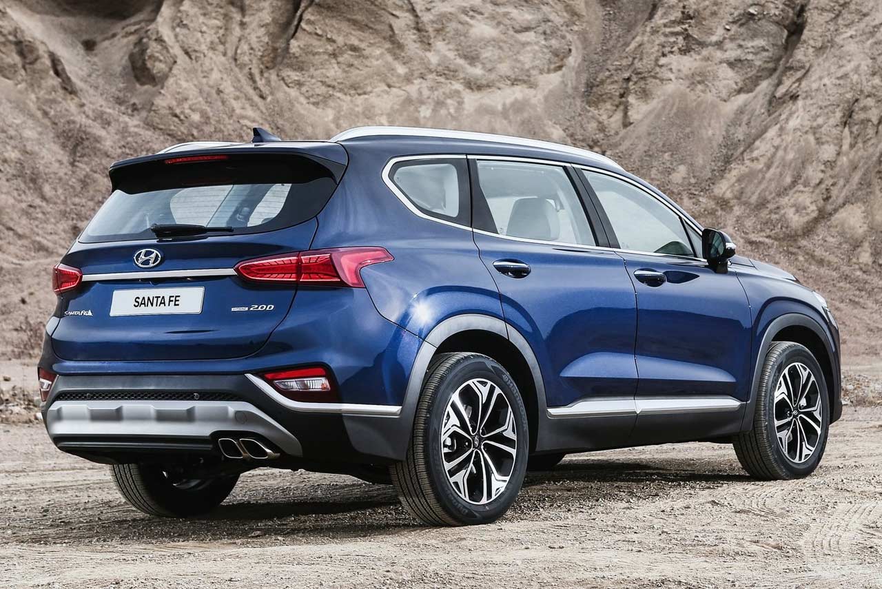 2019 Hyundai Santa Fe Blue Rear Right
