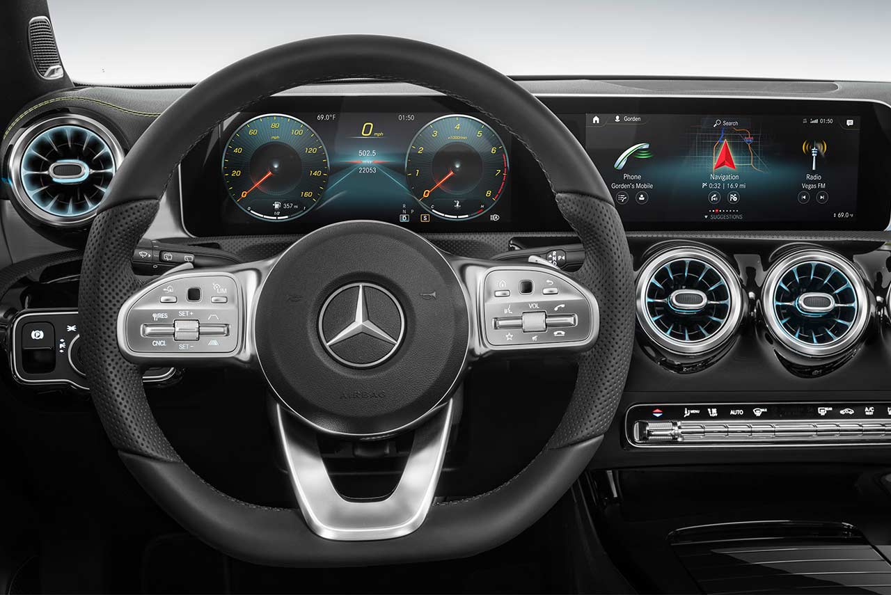 2019 Mercedes Benz A Class Steering AUTOBICS