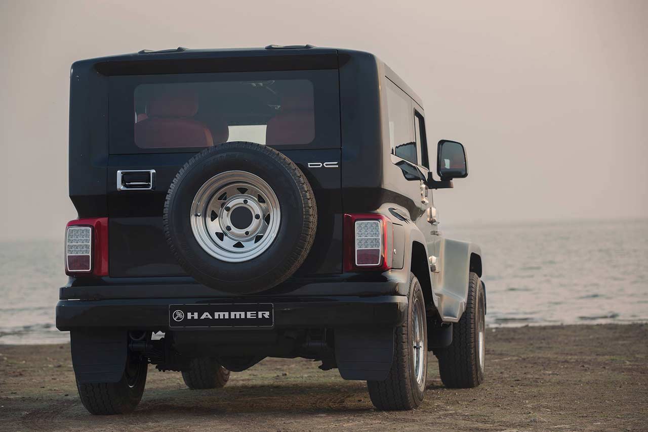 Dc Hammer Mahindra Thar Modified Rear 2018 Autobics