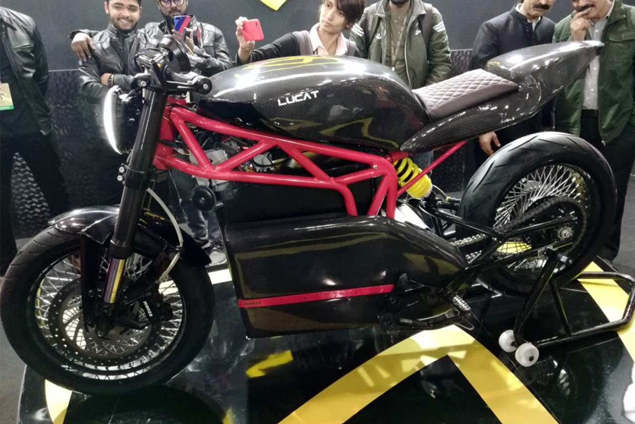 Menza Lucat Electric Motorcycle Launched at Auto Expo 2018; Priced at INR 2.79 Lakh Menza Lucat Electric Motorcycle Auto Expo 2018