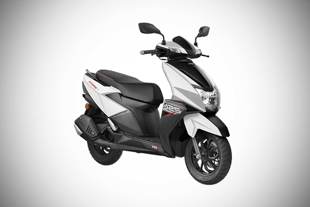 TVS NTORQ 125 Matte White 2018