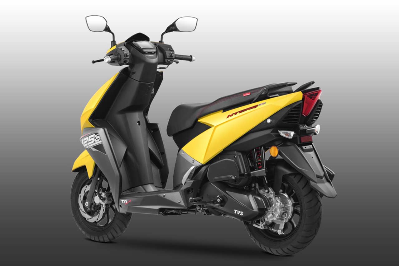 TVS NTORQ 125 Rear Left 2018