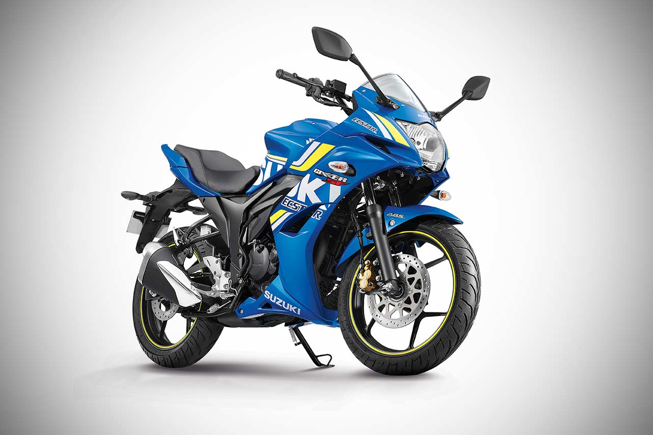 2018 Suzuki Gixxer SF Metallic Triton Blue