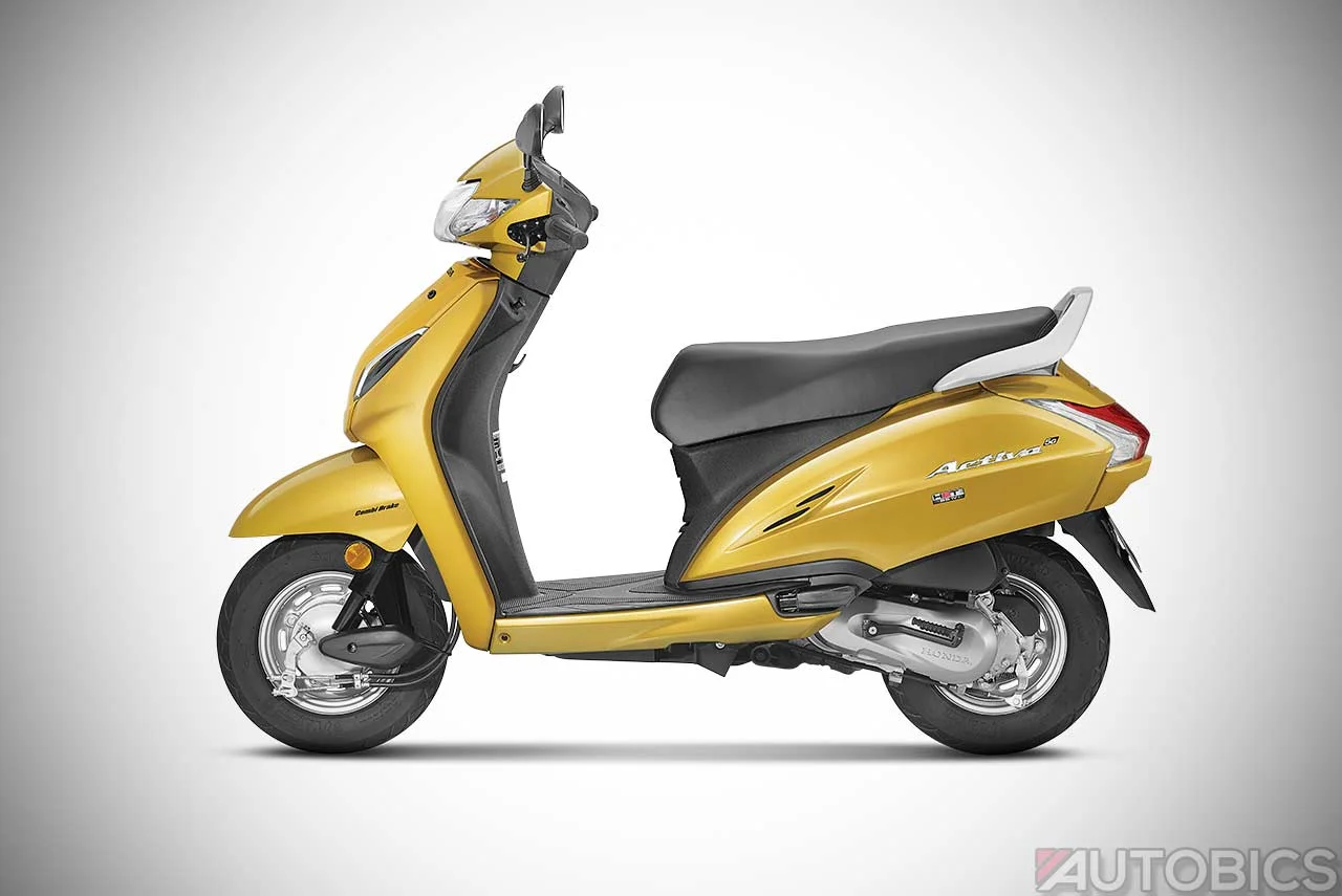 Honda Activa 5G Dazzle Yellow Metallic 2018
