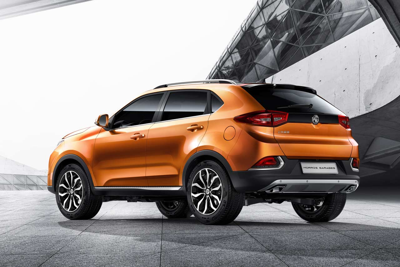 MG GS Spiced Orange Rear Quarter 2018