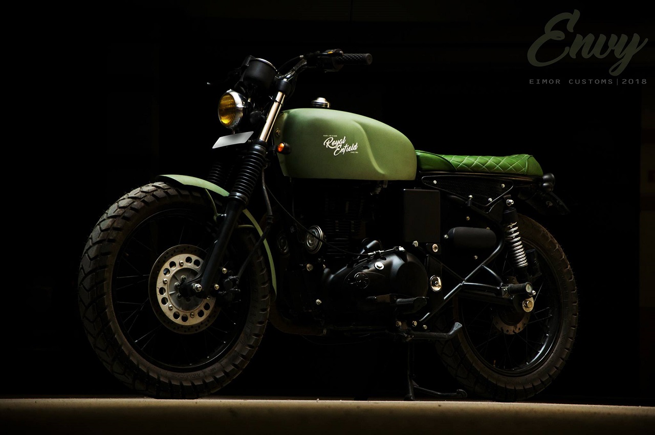 Royal Enfield Classic 350 Modified Envy Eimor Customs Front Left 2018