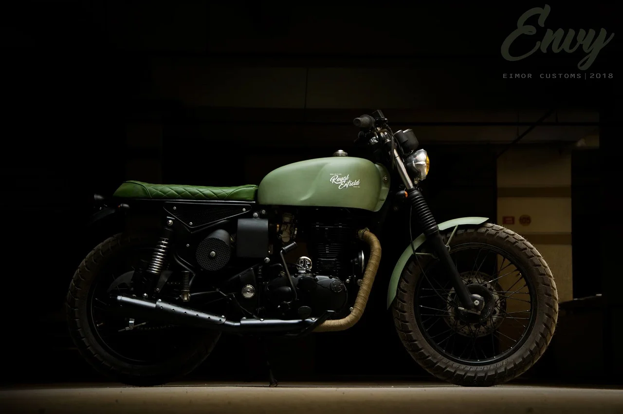 Royal Enfield Classic 350 Modified Envy Eimor Customs Side 2018