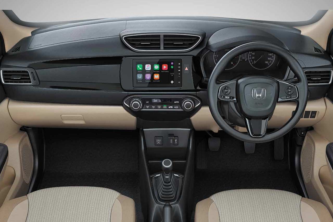 2022 Honda Amaze Dashboard Interior AUTOBICS