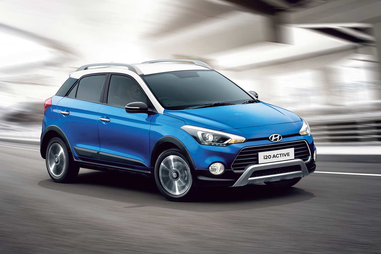 2018 Hyundai i20 Active Marina Blue Polar White Roof Speed