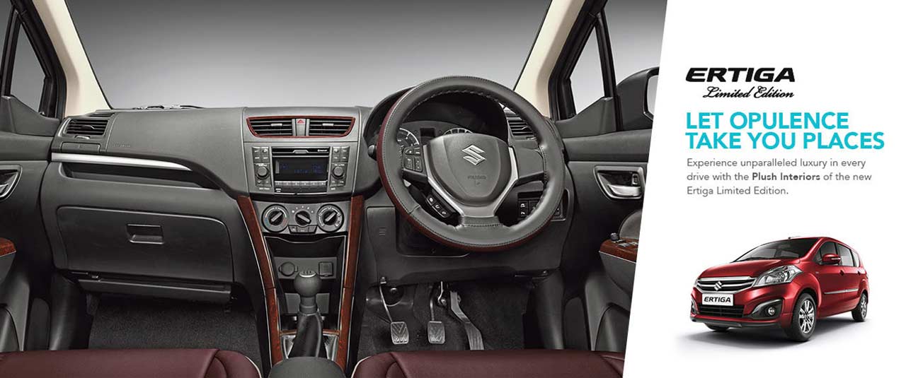 2018 Maruti Suzuki Ertiga Limited Edition Interiors