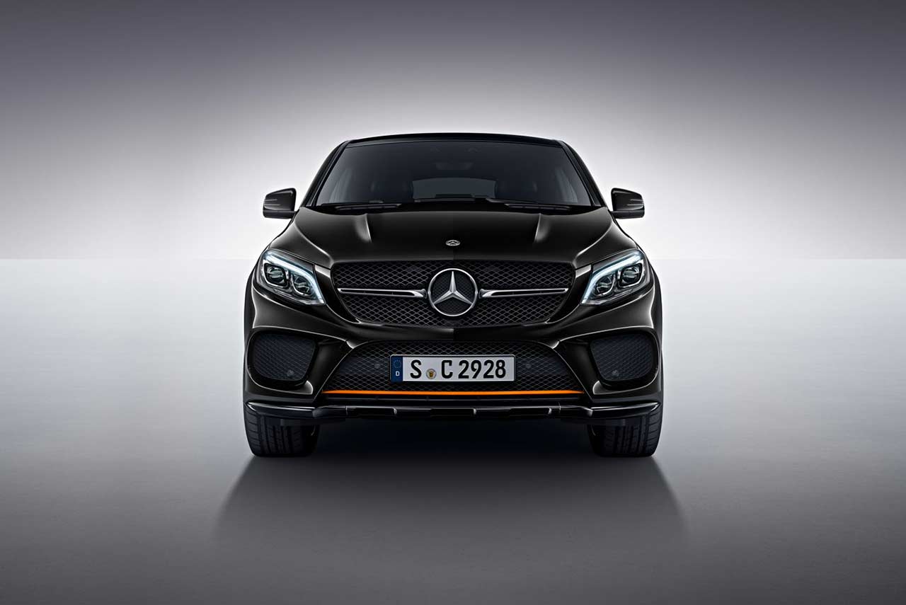 2018 Mercedes-AMG GLE 43 4MATIC Coupe OrangeArt Edition Obsidian Black Front