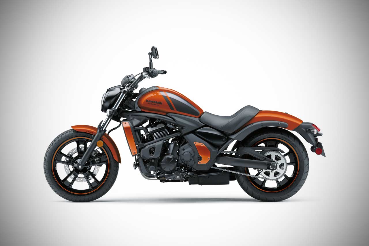 Kawasaki Vulcan S Pearl Lava Orange Left Side 2018