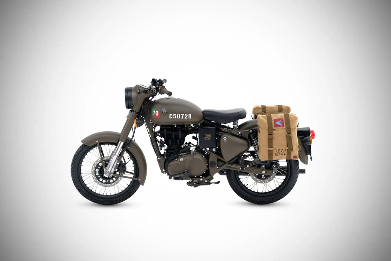 Royal Enfield Classic 500 Pegasus Edition Service Brown Left Side 2018