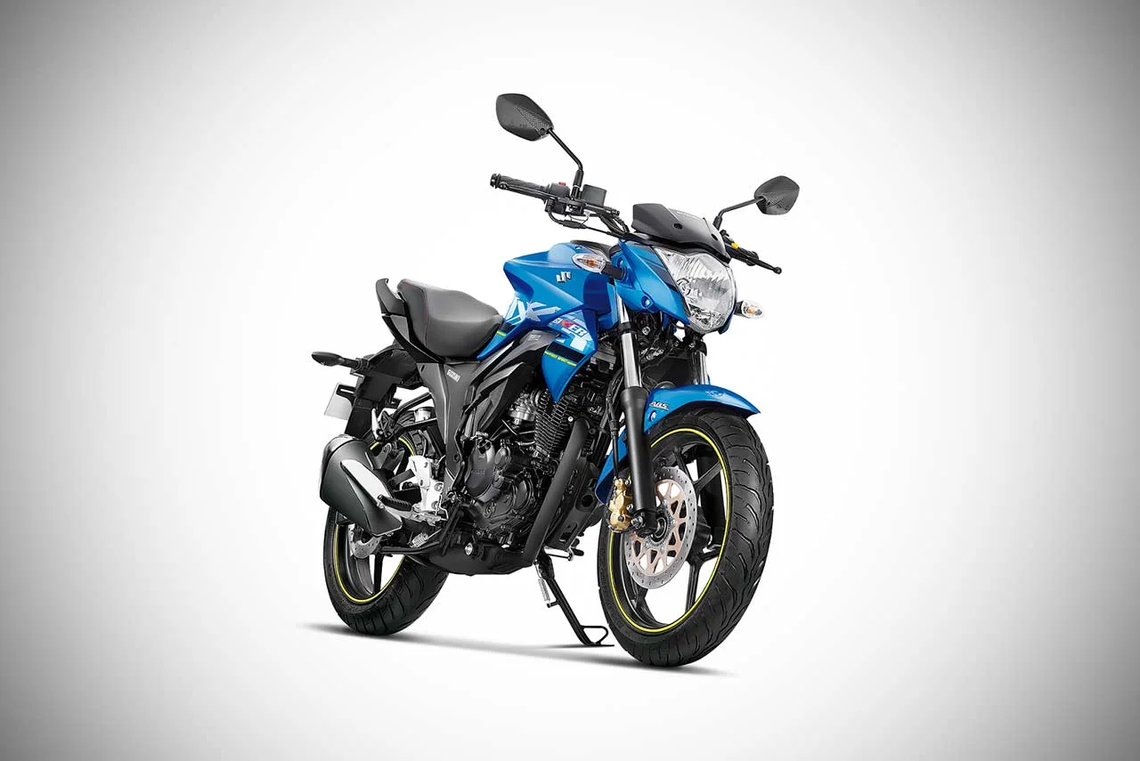 Suzuki Gixxer ABS Metallic Triton Blue Glass Sparkle Black 2018