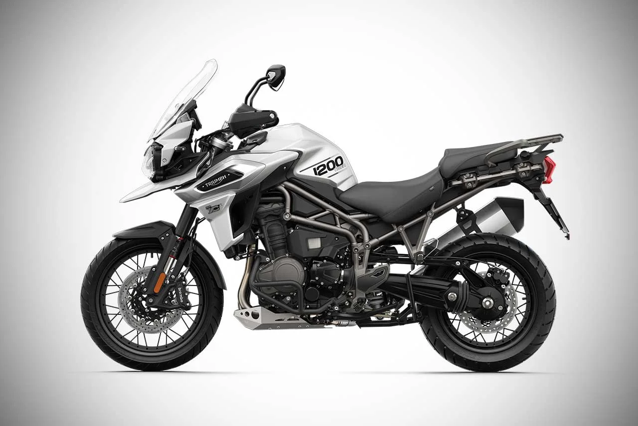 Triumph Tiger 1200 XCX Crystal White Left Side 2018