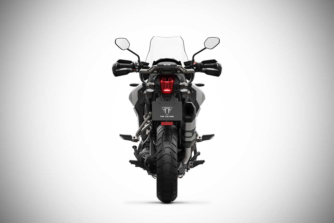 Triumph Tiger 1200 XCX Crystal White Rear 2018