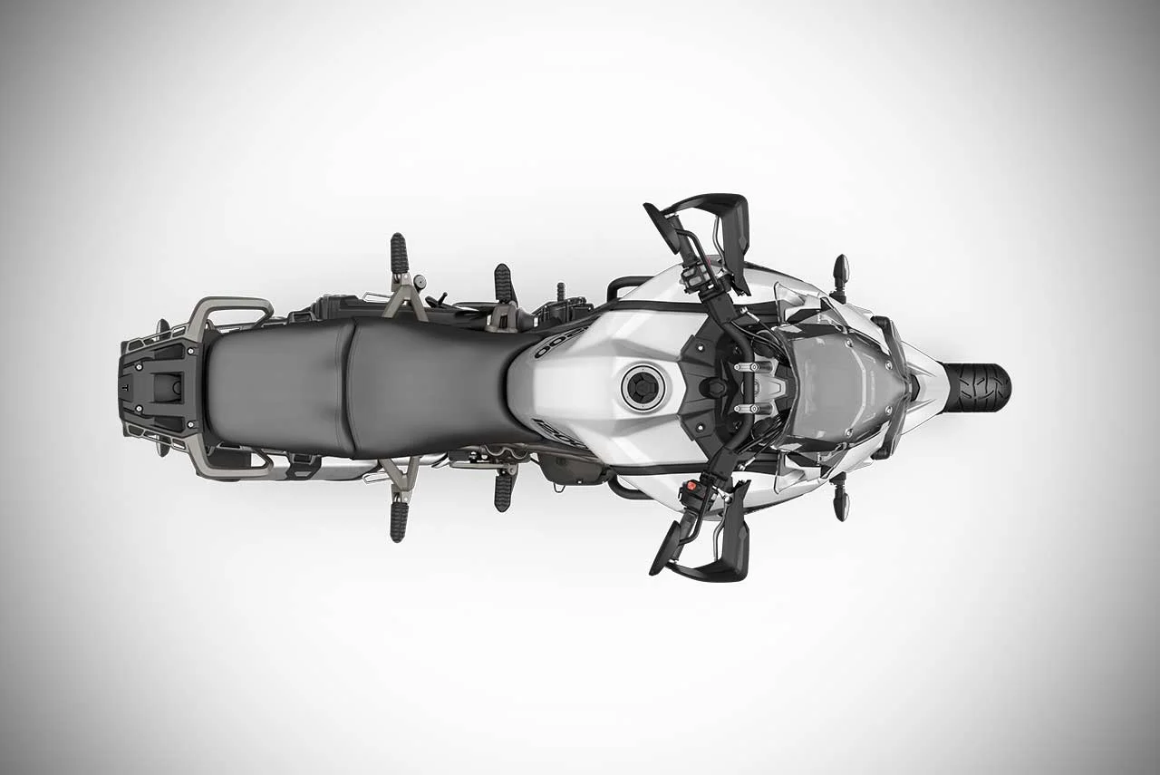 Triumph Tiger 1200 XCX Crystal White Front Quarter 2018