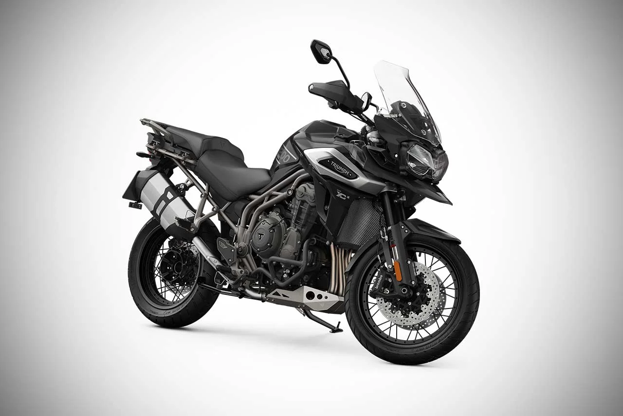 Triumph Tiger 1200 XCX Jet Black Front Quarter 2018