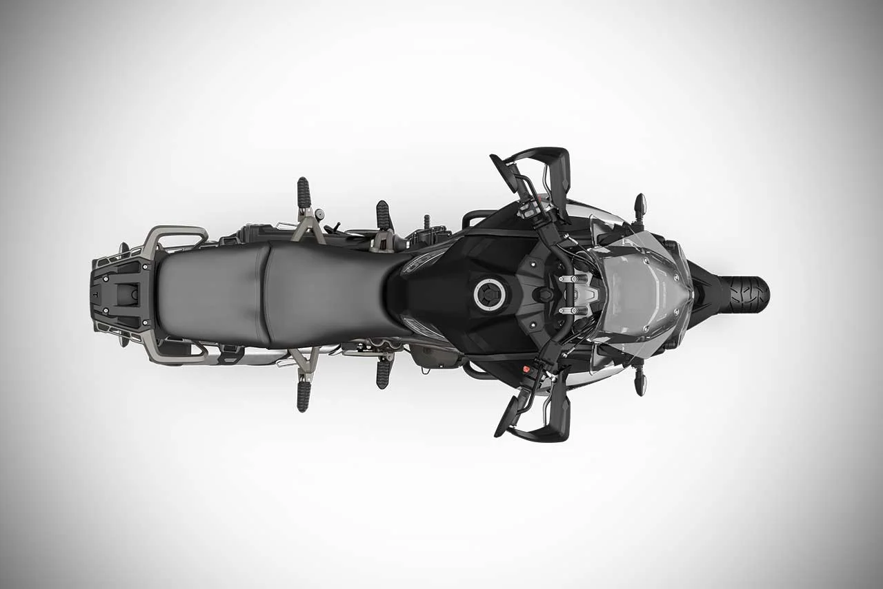 Triumph Tiger 1200 XCX Jet Black Top View 2018
