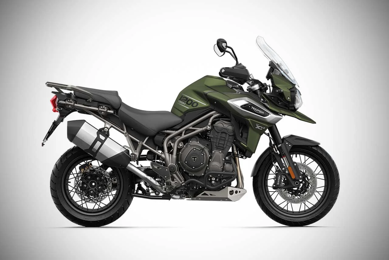 Triumph Tiger 1200 XCX Matt Khaki Right Side 2018