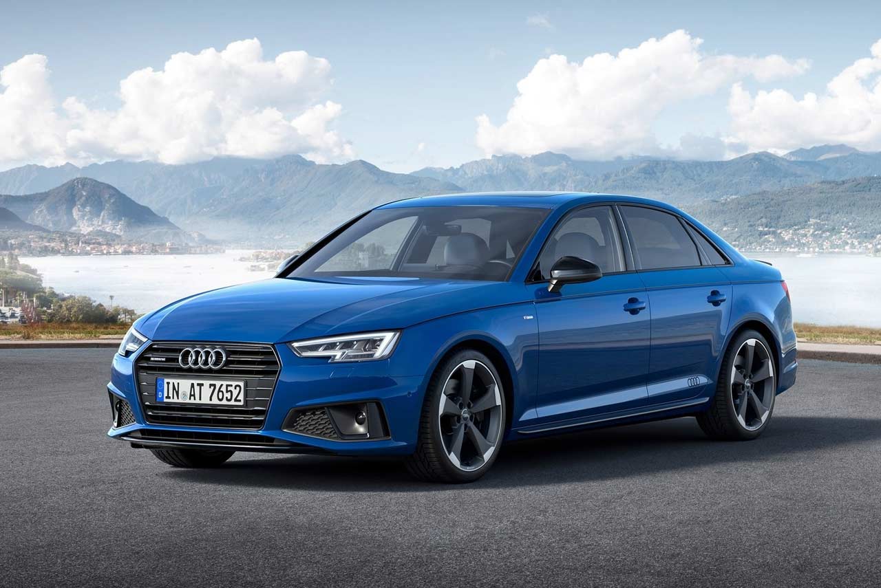 2019 Audi A4 S line Turbo Blue Front Quarter