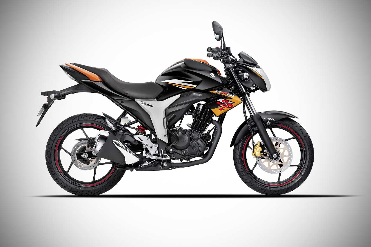 2018 Suzuki Gixxer SP Metallic Majestic Gold - Glass Sparkle Black Side