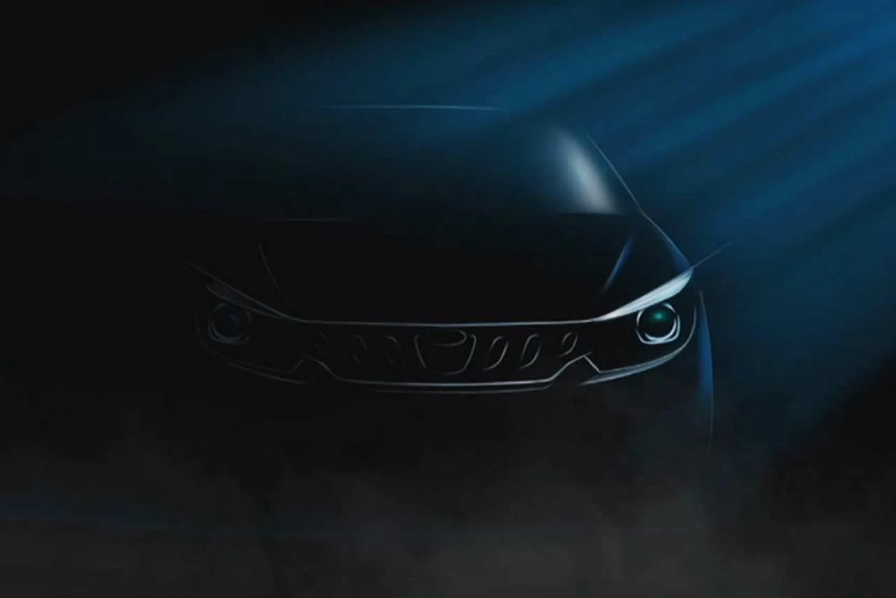 Mahindra Marazzo Front Sketch 2018
