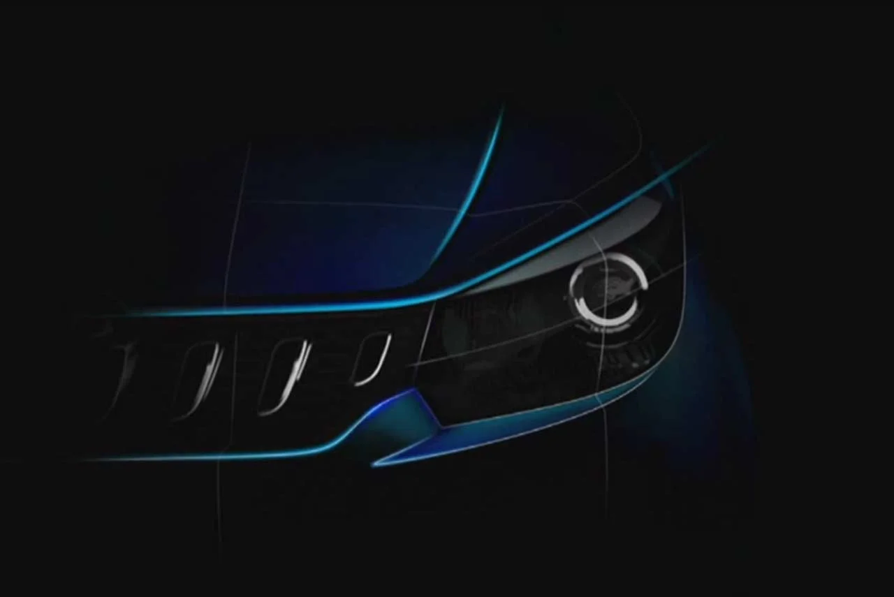 Mahindra Marazzo Headlamp Sketch 2018