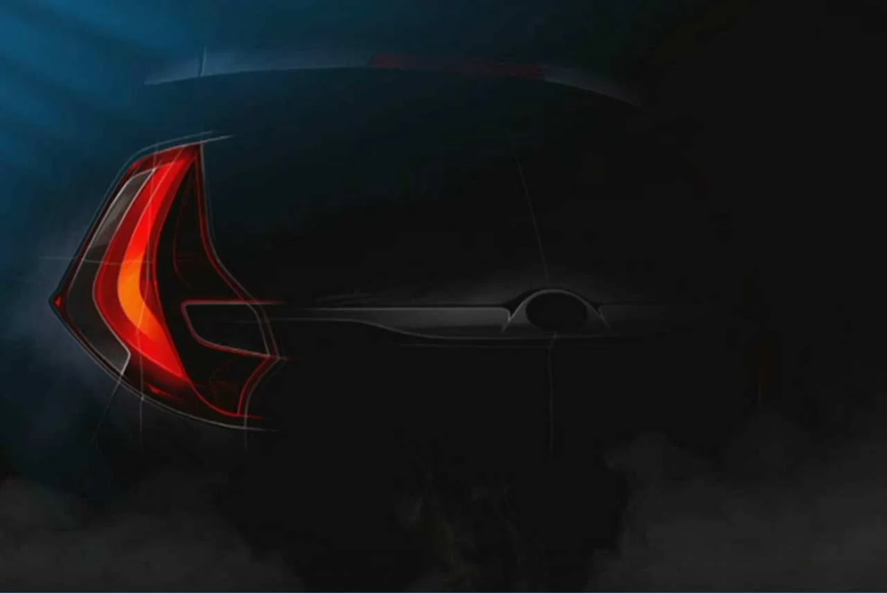 Mahindra Marazzo Tail lamp Sketch 2018