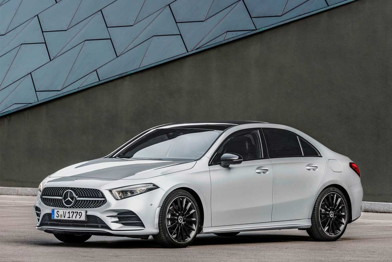 New Mercedes-Benz A-Class Sedan Front Quarter