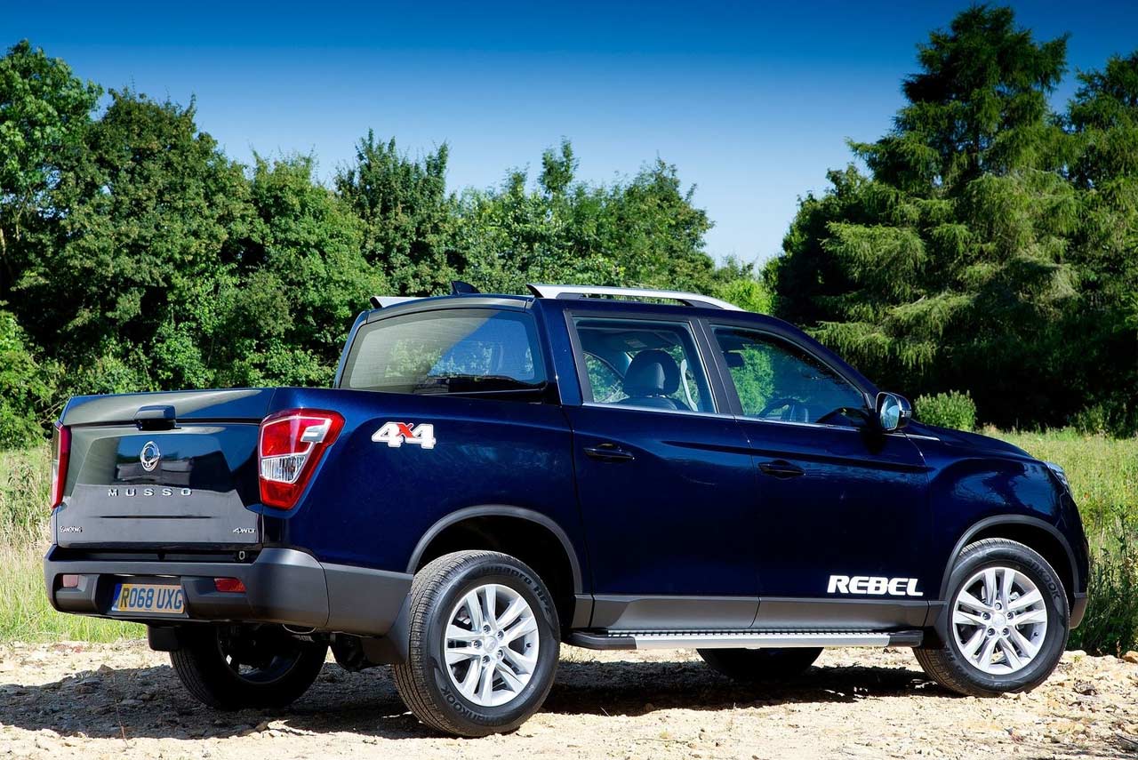 SsangYong Musso Rebel Rear Quarter 2018