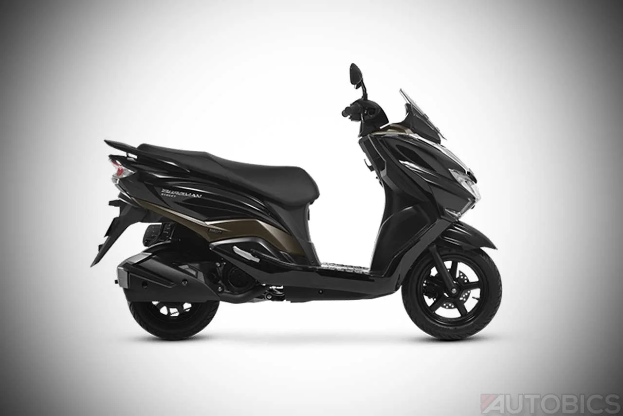 2018 Suzuki Burgman Street 125 Scooter Glass Sparkle Black