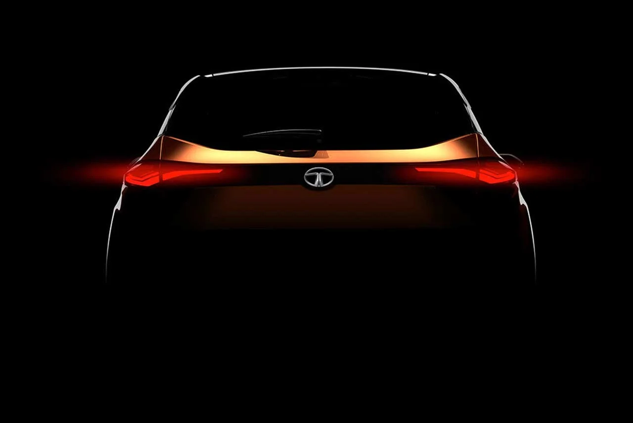 Tata Harrier SUV Rear teaser