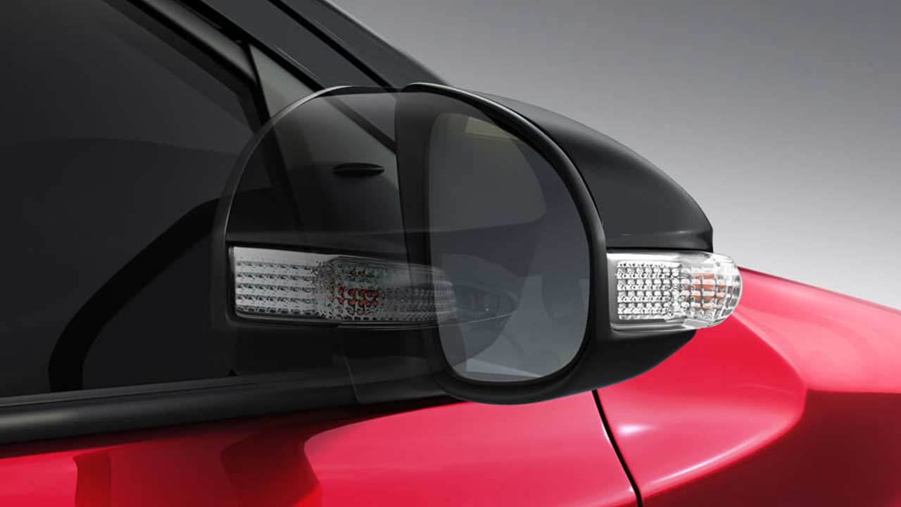 Toyota Etios Dual Tone Outside Rear View Mirror 2018