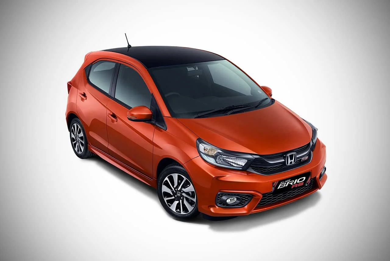 All-New Honda Brio makes world debut at the Gaikindo Indonesia International Auto Show (GIIAS) 2018; Brio RS variant also showcased 3 2018 Honda Brio RS Front Quarter