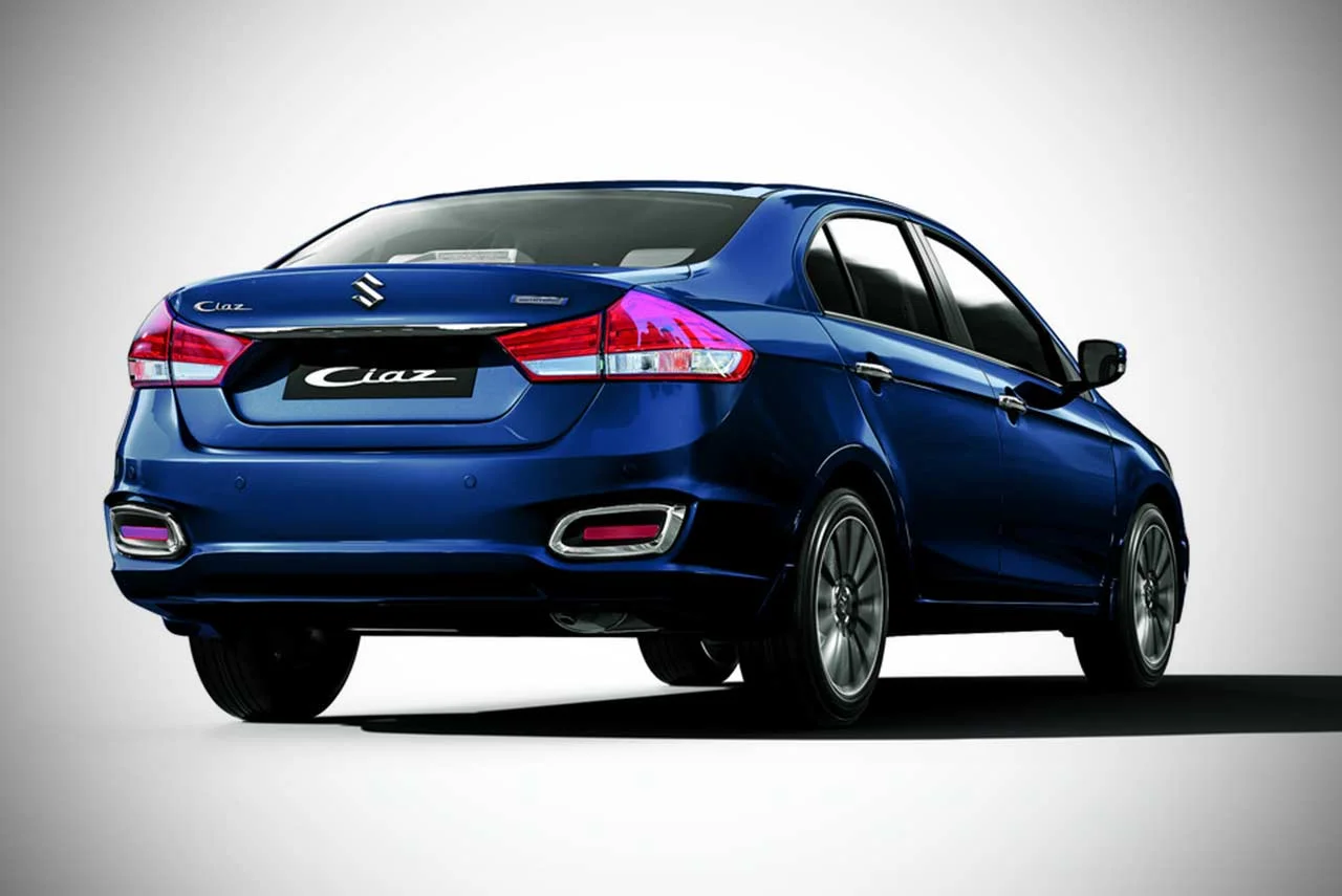 2018 Maruti Suzuki Ciaz Nexa Blue Rear Quarter