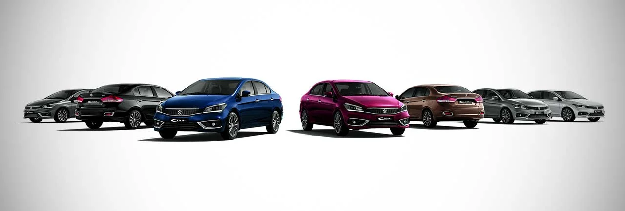 New 2018 Maruti Ciaz Colours