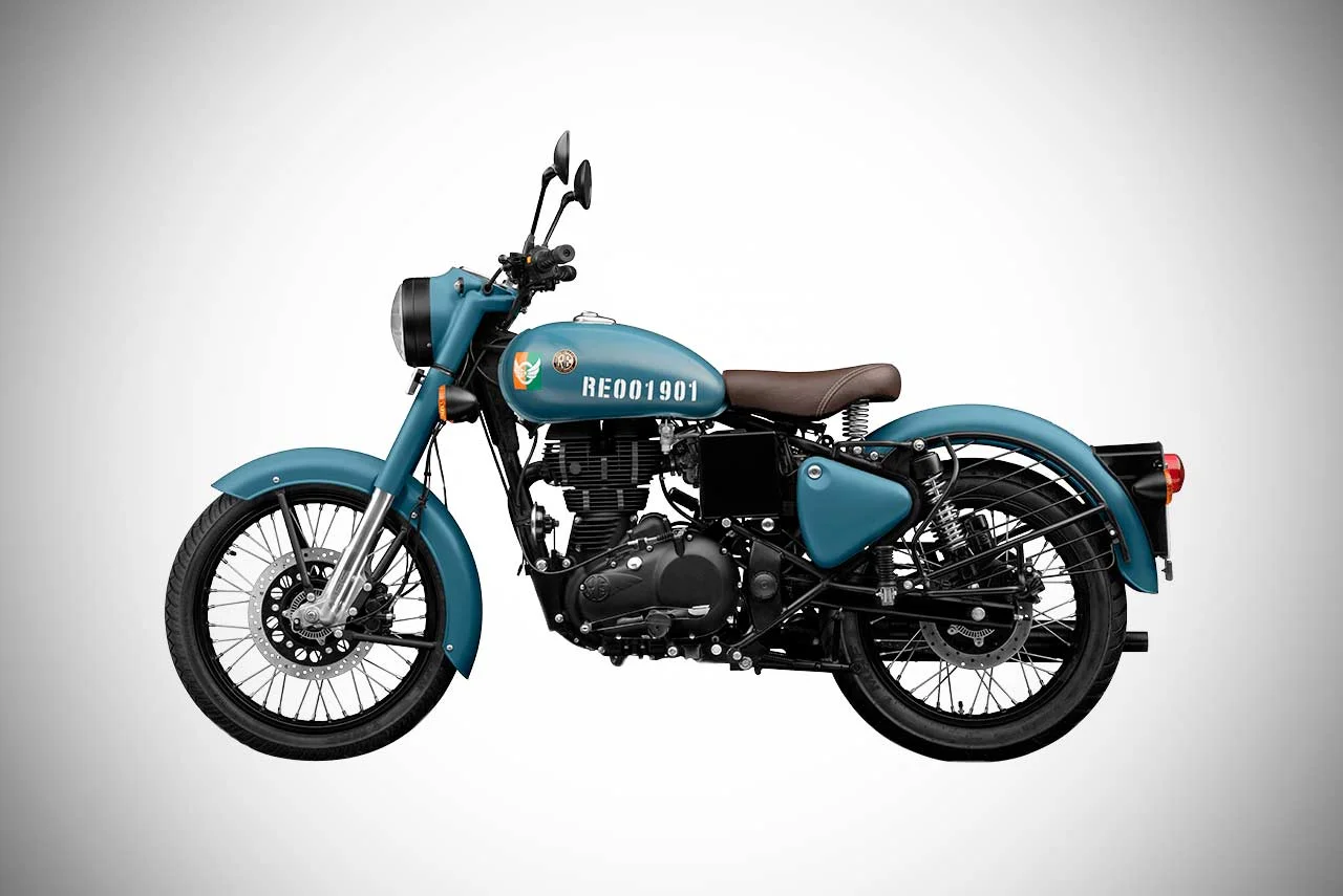 2018 Royal Enfield Classic Signals Edition Airborne Blue
