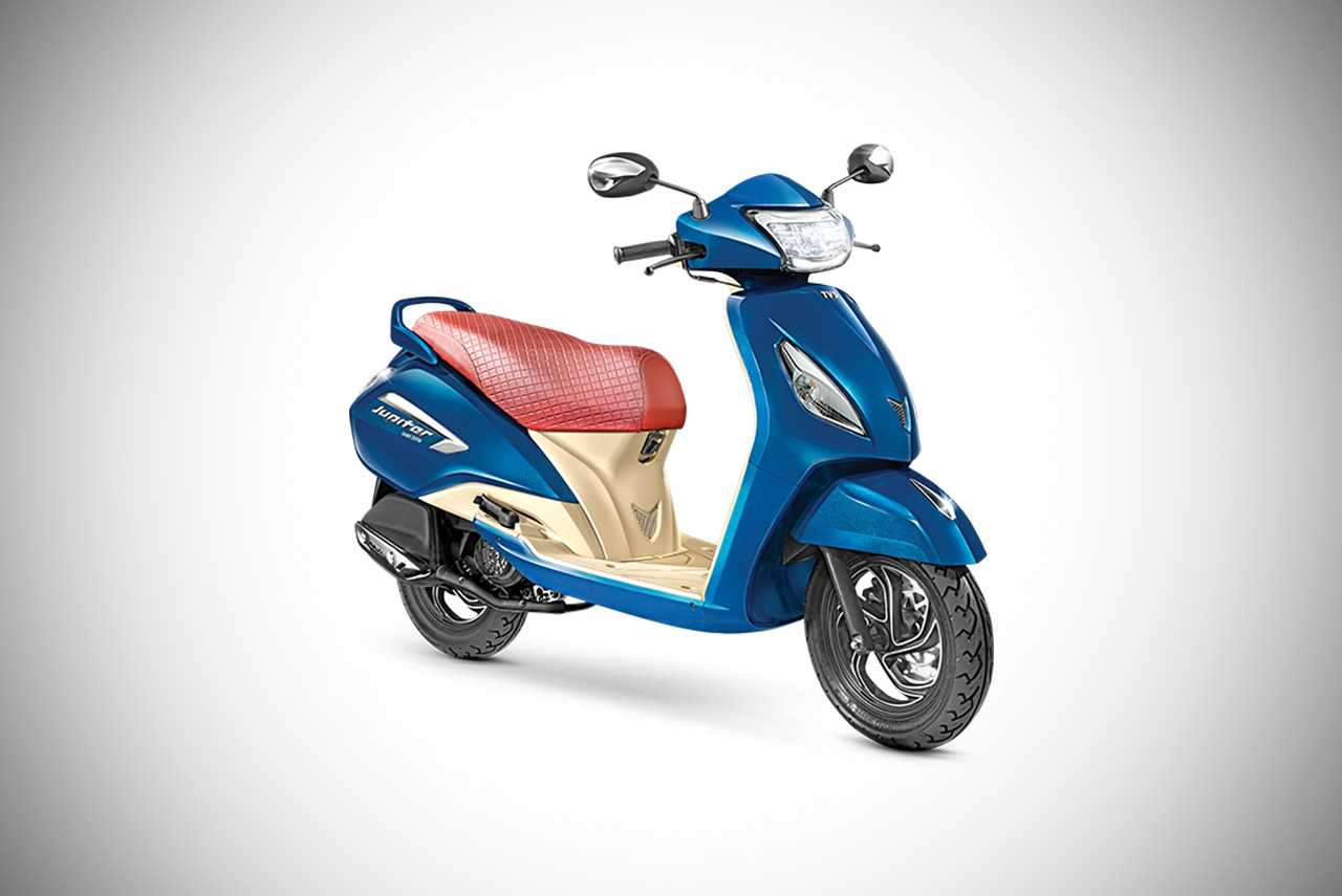 2018 TVS Jupiter Grande Starlight Blue
