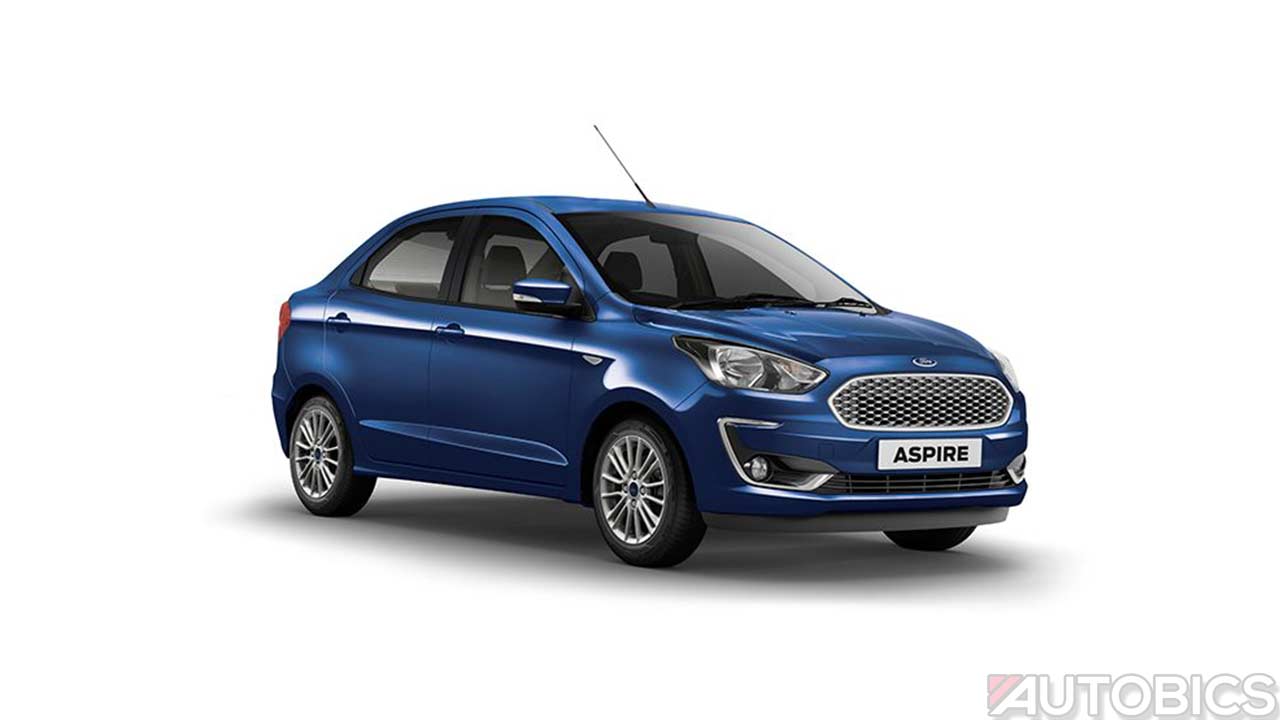 Ford Aspire Deep Impact Blue 2018