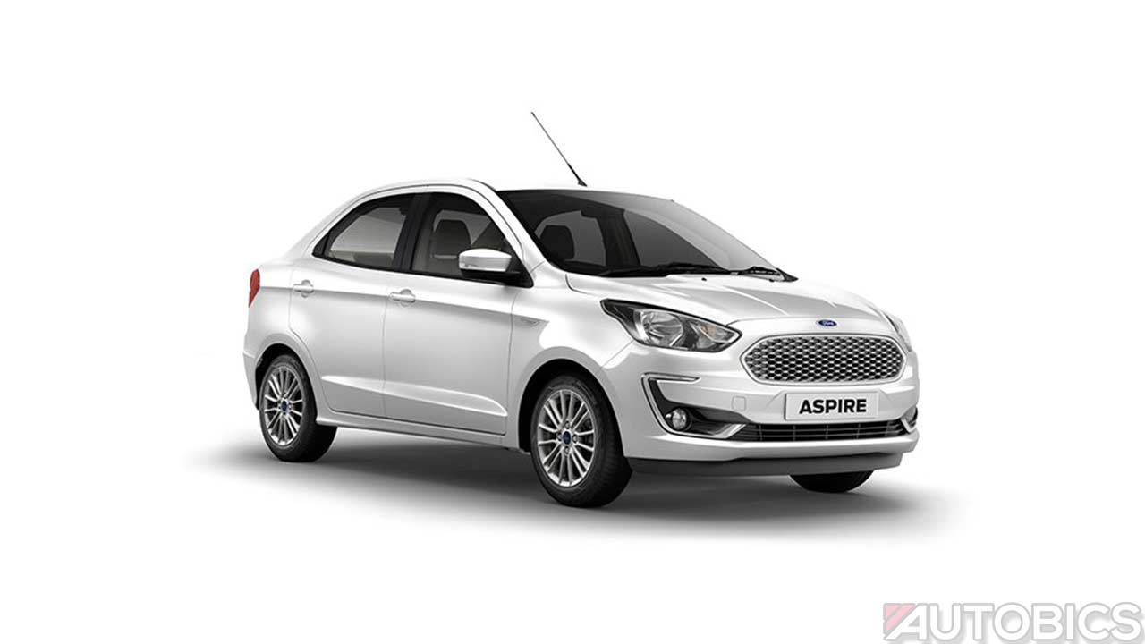 Ford Aspire Oxford White 2018