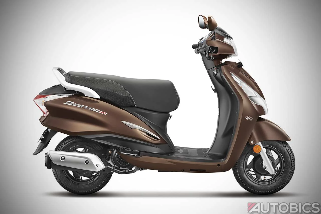 Hero Destini 125 Chestnut Bronze Front Right 2018
